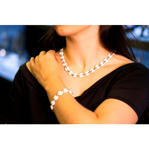 Corrente de Aço e Cerâmica 11mm 50cm