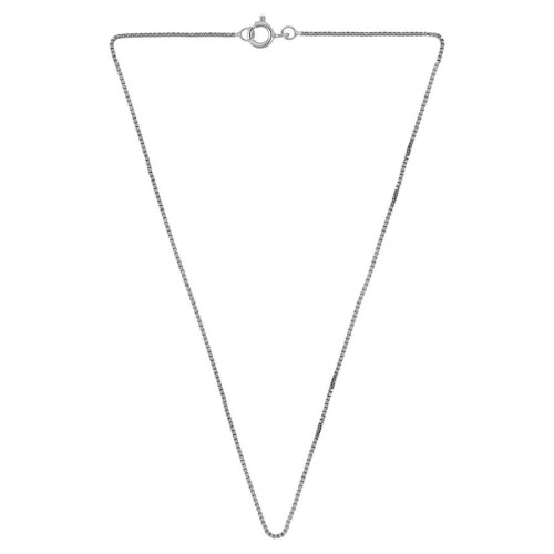 Corrente de Prata Veneziana Fina 0.70mm 40cm