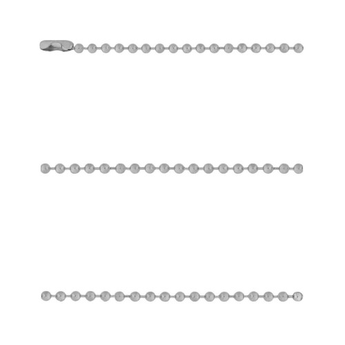 Corrente de Aço Bola Bola 1.90mm 50cm