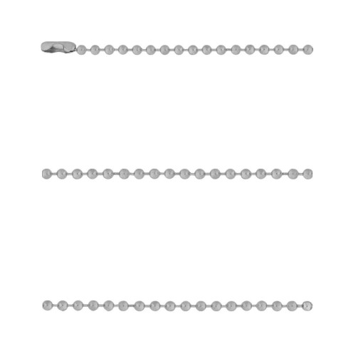 Corrente de Aço Bola Bola 1.90mm 70cm