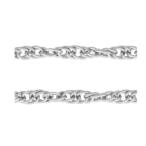 Corrente de Aço Singapura 3mm Elos  50cm