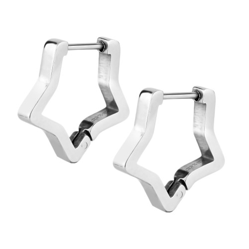 Brinco de Aço Estrela 15mm