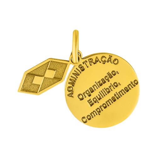 Pingente de Aço Profissão Administrador de Empresa IPG