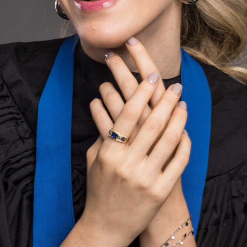 Anel de Formatura de Ouro 18k