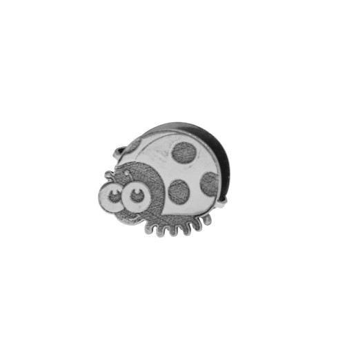 Pingente de Aço Hit Joaninha 16.5mm