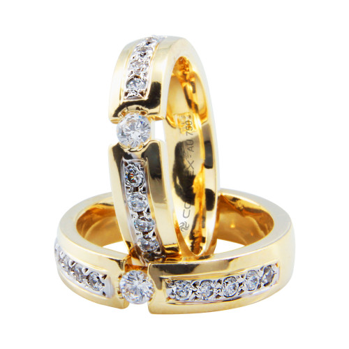 Alianca de Ouro 18 K 5mm