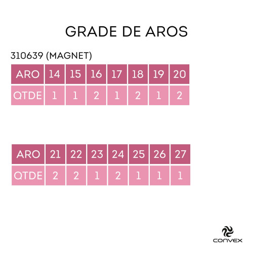 Combo Alianças Magnet