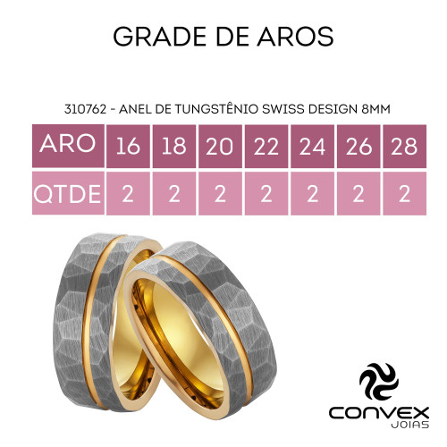 Combo com 14 Aneis Swiss Design