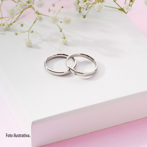 Aliança de Aço Slim Amarus 3mm