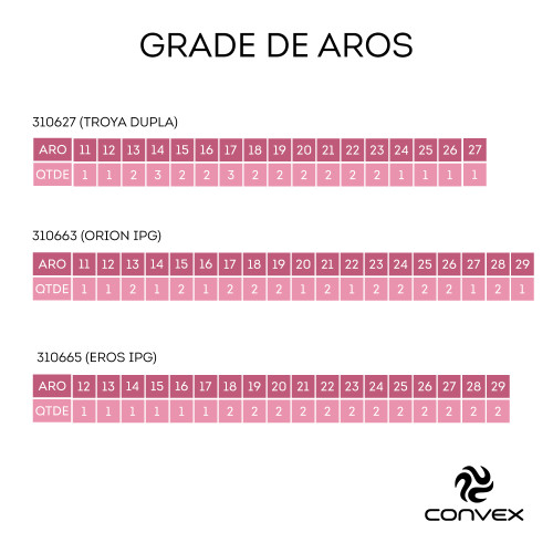 Kit Glamour 90 Alianças