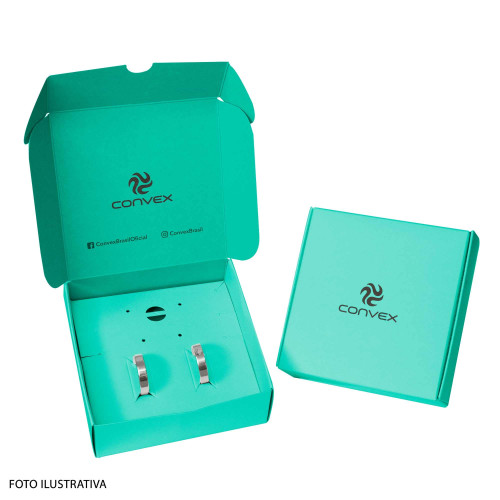 Embalagem Caixa Porta Joias Convex 10 unidades