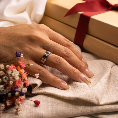 Aliança de Aço Amore 6mm