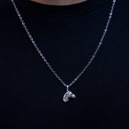 Pingente de Prata Country Cavalo 12x12