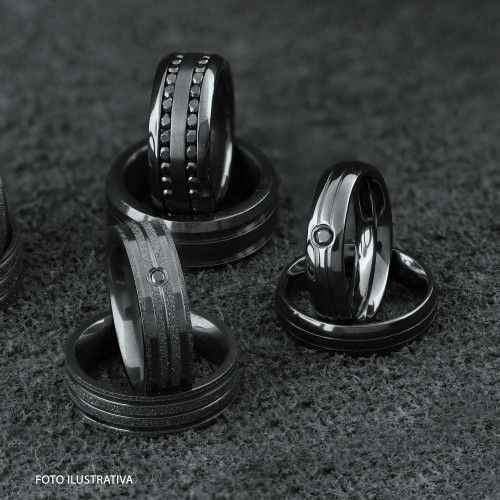 Aliança de Aço Athos 5mm Ultra IPO