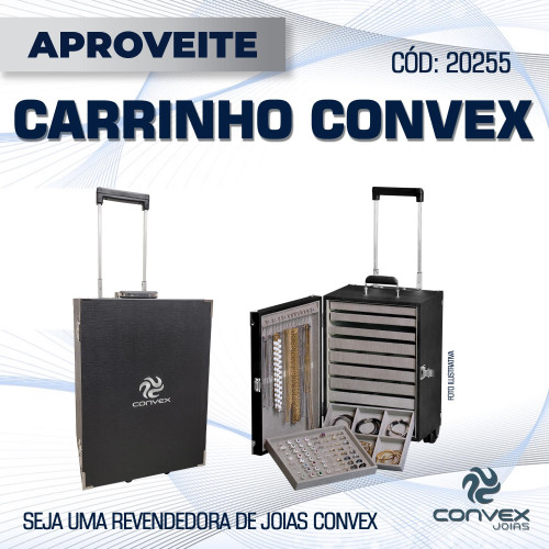 Mala Supreme Convex para Revendedoras 10 Gavetas - (Carrinho / Case)