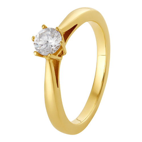 Anel Solitário de Aço Ibiza  Ipg com Zircônia