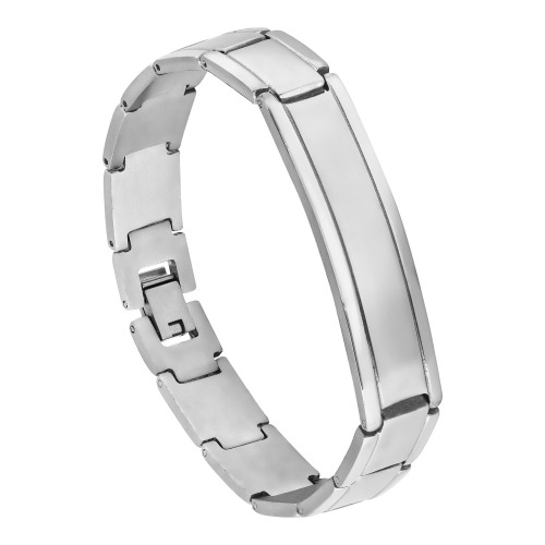 Pulseira de Aço Masculina Ocean 12mm 21cm