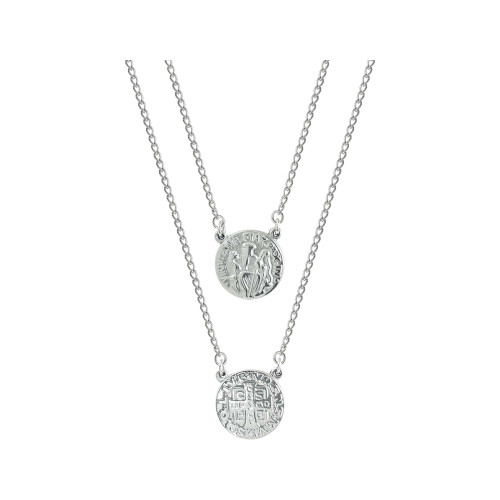 Escapulário de Aço São Bento 60cm