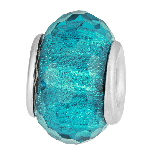 Berloque de Aço Separador Light Blue Coleção Steel Dreams