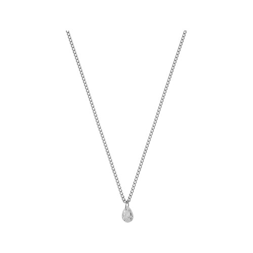 Colar de Aço Ponto de Luz Gota Glam  7x5mm 45cm