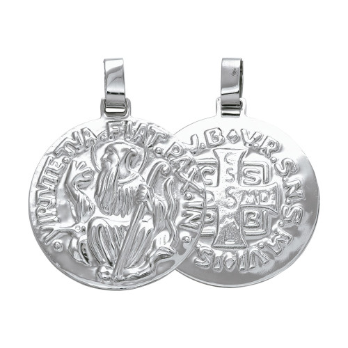 Pingente de Aço São Bento 27mm