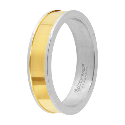 Aliança de Aço Apolo 5mm com IPG