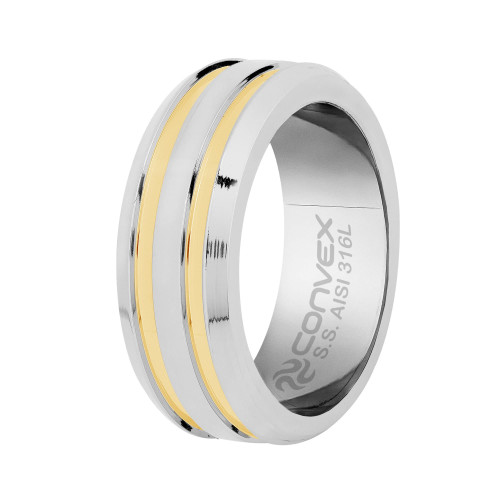 Aliança de Aço Eros Ipg 8mm