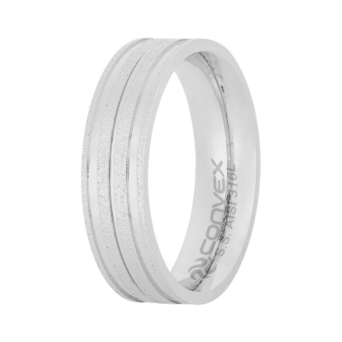 Aliança de Aço Theos com Gtr 6mm