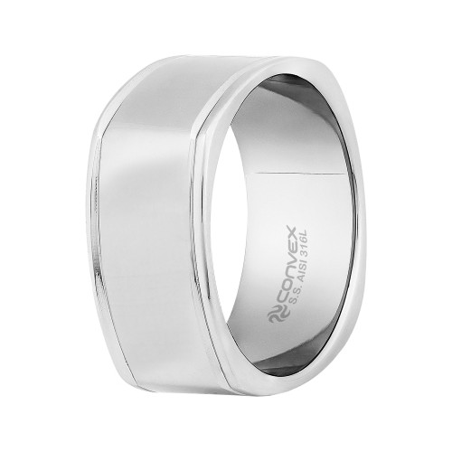 Anel de Aço New Quadri 9mm