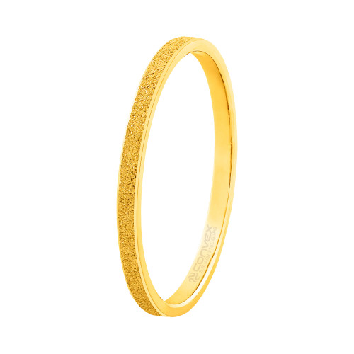 Aliança de Aço Shine Gold IPG GTR 1.90mm