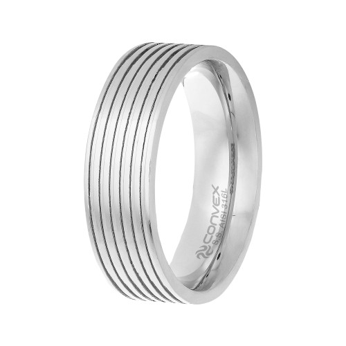 Aliança de Aço Enamorato 6.5mm