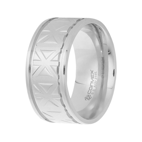 Aliança de Aço Asterisk 10mm