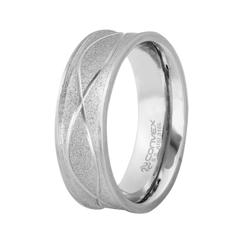 Aliança de Aço New Infinity 7mm