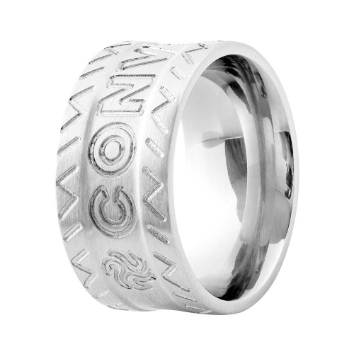 Anel de Aço Personal Extreme Fosco 11.5mm