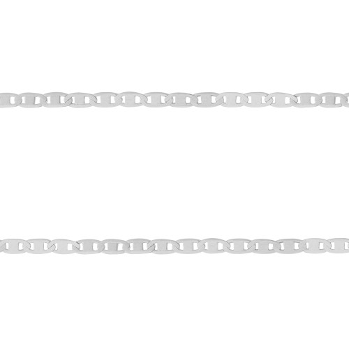 Corrente de Prata Piastrini 2.35mm 70cm