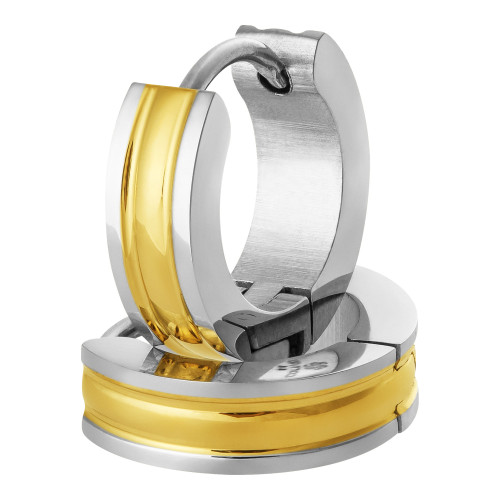 Brinco Aço Argola Filete IPG 14mm