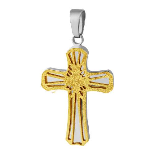 Cruz de Aço com GTR Dourada IPG 33x20mm-1