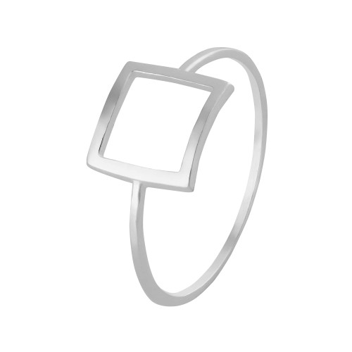 Anel de Prata Quadrado