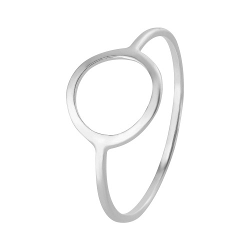 Anel de Prata Círculo