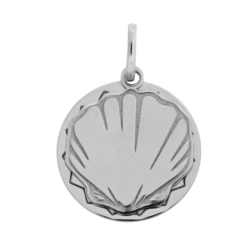Pingente de Aço Concha do Mar Coleção For Me