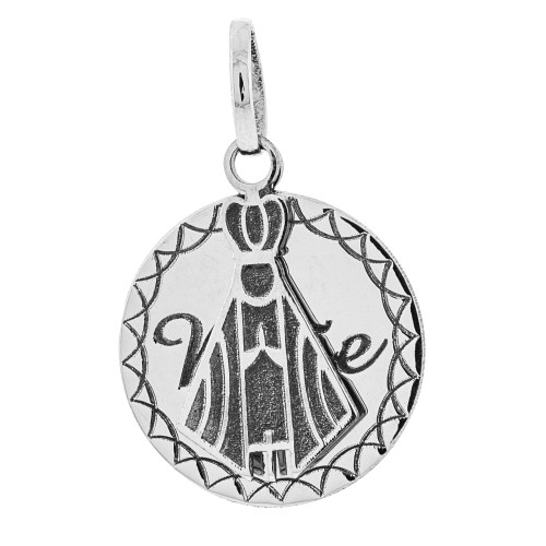 Pingente de Aço Nossa Senhora Aparecida Coleção For Me 18mm