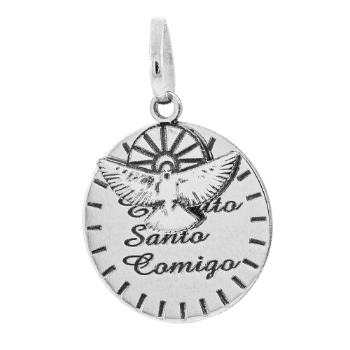 Pingente de Aço Espírito Santo Coleção For Me 18mm