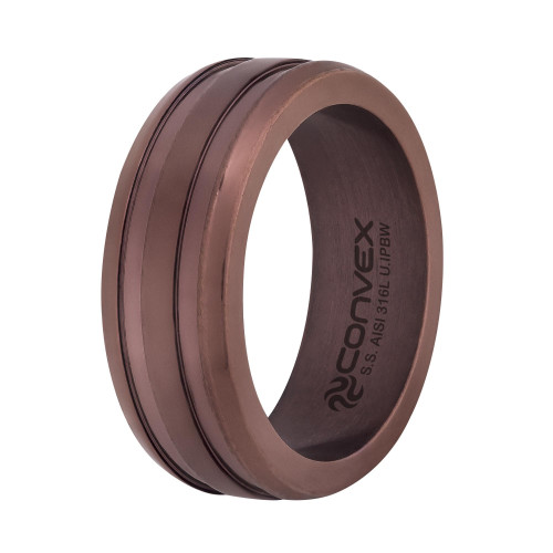 Aliança de Aço Eros 8mm U.IPBW