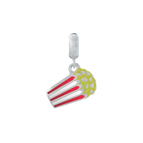 Berloque de Prata Pipoca Link com Resina