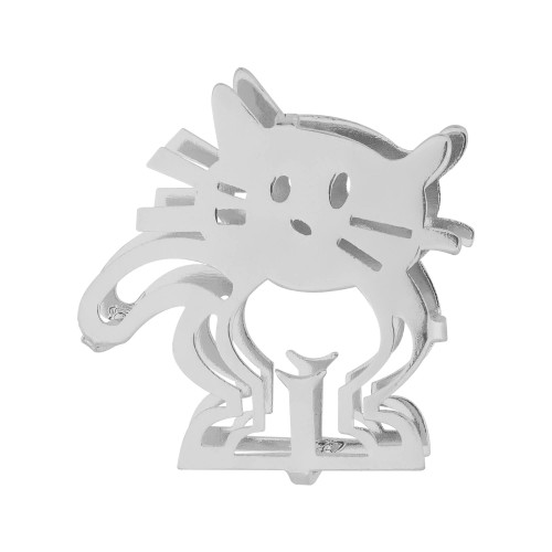 Pingente de Aço Hit Gato 16.5mm