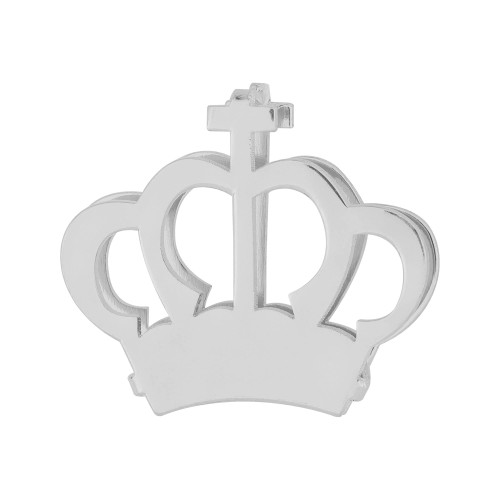 Pingente de Aço Hit Coroa Vazada 16.5mm