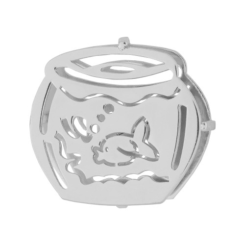 Pingente de Aço Hit Aquário 16.5mm