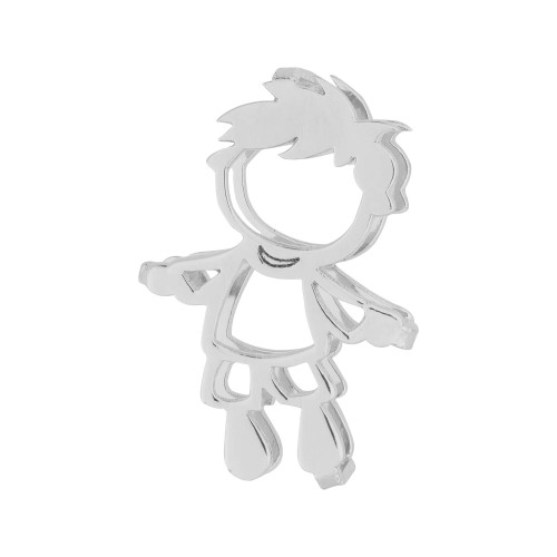 Pingente de Aço Hit Menino 16.5mm