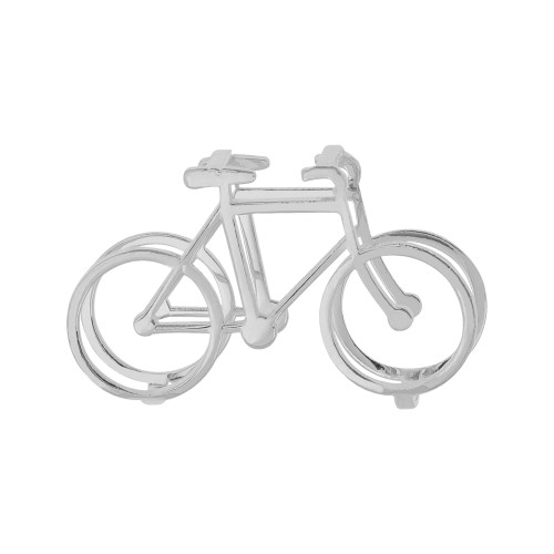 Pingente de Aço Hit Bicicleta 23x16.5mm