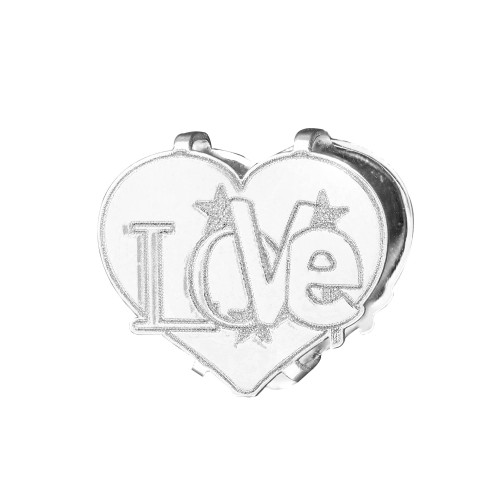 Pingente de Aço Hit Coracao Love 16.5mm